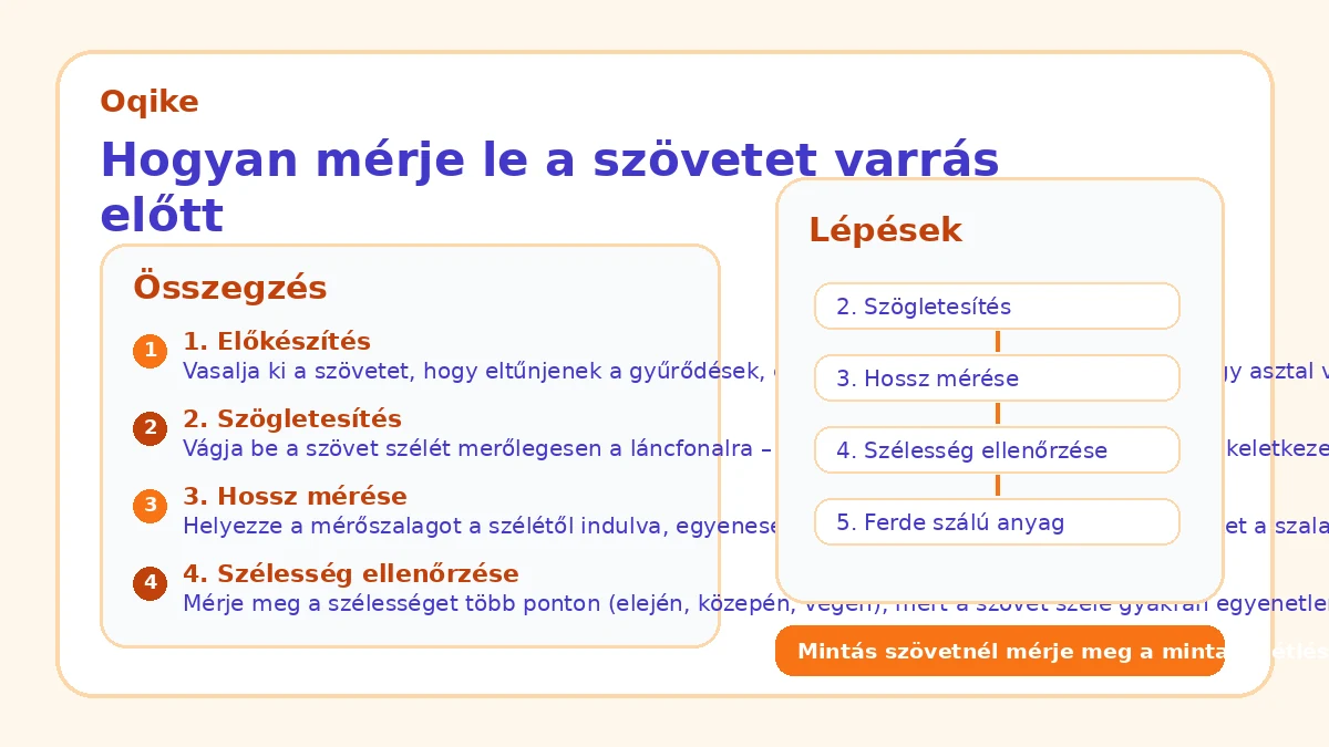 Hogyan mérje le a szövetet varrás előtt