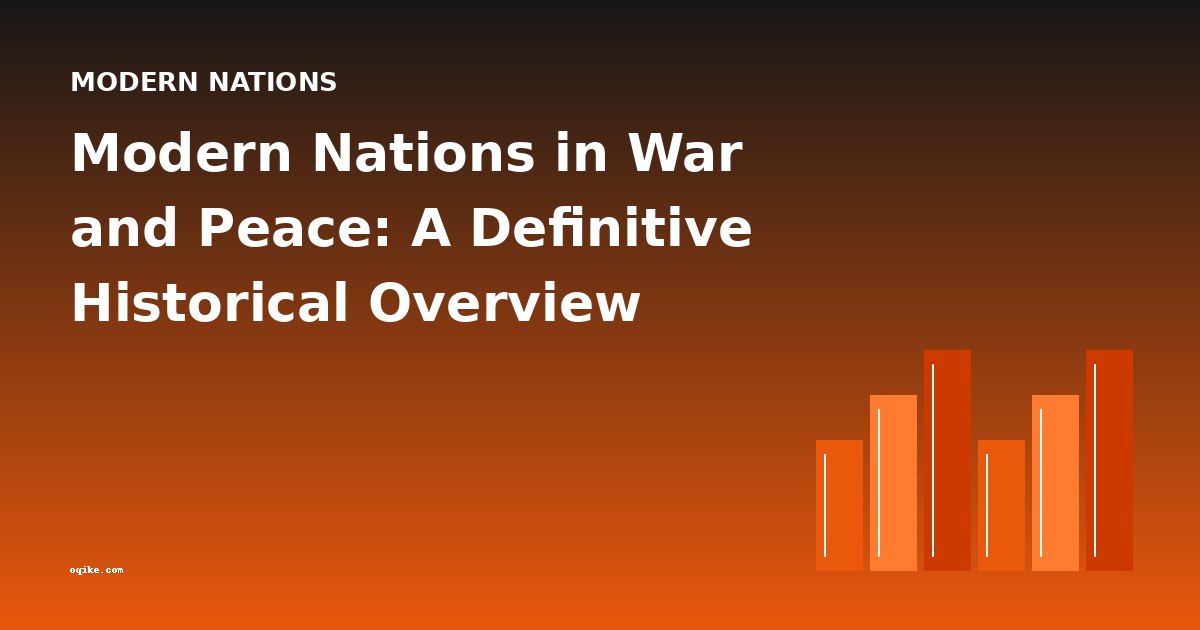 Modern Nations in War and Peace: A Definitive Historical Overview