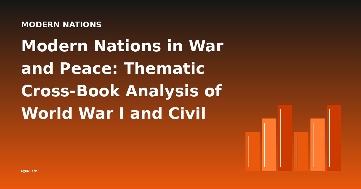 Modern Nations in War and Peace: Thematic Cross-Book Analysis of World War I and Civil War Memoirs