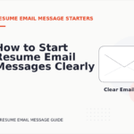 How to Start Resume Email Messages Clearly