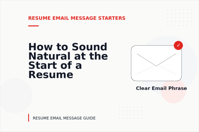 How to Sound Natural at the Start of a Resume Email Message How to Sound Natural at the Start of a Resume Email Message