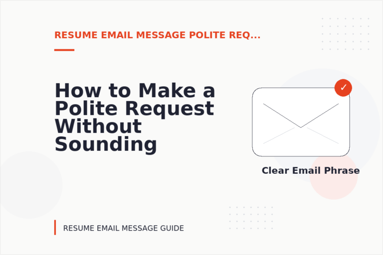 How to Make a Polite Request Without Sounding Demanding in Resume Email Message English How to Make a Polite Request Without Sounding Demanding in Resume Email Message English