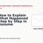 How to Explain What Happened Step by Step in Resume Email Message English