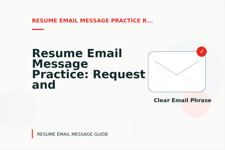 Resume Email Message Practice: Request and Reply Examples Resume Email Message Practice: Request and Reply Examples