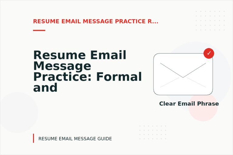 Resume Email Message Practice: Formal and Friendly Versions Resume Email Message Practice: Formal and Friendly Versions